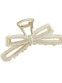 thumb Alloy Imitation Pearl Cute Butterfly  Jaw Hair Claw 4