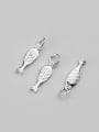 thumb 925 Sterling Silver With Simple  Fish Pendant DIY Jewelry Accessories 3