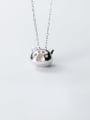thumb 925 Sterling Silver Cute hollow cat pendant Necklace 2