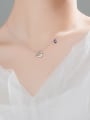 thumb 925 Sterling Silver Dolphin Minimalist pendant Necklace 1