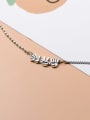 thumb 925 Sterling Silver Hand Of Gold Vintage Necklace 2