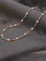 thumb Freshwater Pearl Multi Color OTOHO Beads  Bohemia Necklace 1