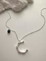 thumb 925 Sterling Silver Natural Stone Irregular Vintage Necklace 3