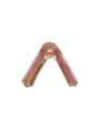 thumb Cellulose Acetate Minimalist Medium Simple V-shaped Alloy Clamp Jaw Hair Claw 4