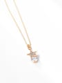 thumb Alloy Cubic Zirconia Star Dainty Necklace 3