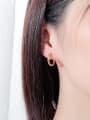 thumb Stainless steel Geometric Minimalist Hoop Earring 3