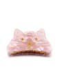 thumb Cellulose Acetate Cute Cat Zinc Alloy Jaw Hair Claw 1