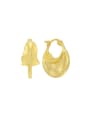 thumb Brass Irregular Minimalist Drop Earring 0