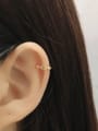 thumb 925 Sterling Silver Geometric Minimalist Single Earring(Single -Only One) 1