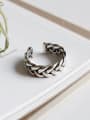 thumb 925 Sterling Silver Vintage Twist Free Size Ring 1