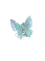 thumb Acrylic Minimalist Butterfly Alloy Multi Color Jaw Hair Claw 2