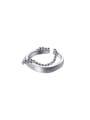 thumb 925 Sterling Silver Geometric Minimalist Stackable Ring 3