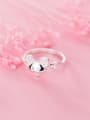 thumb 925 Sterling Silver Mouse Minimalist Free Size  Ring 1