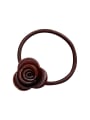 thumb Cellulose Acetate Cute Flower Hair Rope 4