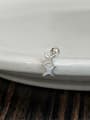 thumb 925 Sterling Silver Star Minimalist Stud Earring 0