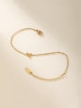 thumb Titanium Steel Heart Minimalist Link Bracelet 0