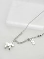 thumb Vintage Sterling Silver With Platinum Plated Fashion Horse Power Necklaces 4