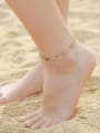 thumb 925 Sterling Silver Heart Minimalist Anklet 1