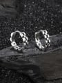 thumb 925 Sterling Silver Geometric Chain Vintage Huggie Earring 2