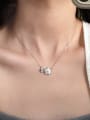 thumb 925 Sterling Silver Shell Flower Minimalist Necklace 1