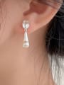 thumb 925 Sterling Silver Water Drop Minimalist Drop Earring 1