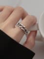 thumb 925 Sterling Silver VintageHollow Chain Band Ring 1