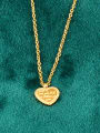 thumb Titanium Heart letter Minimalist Necklace 1