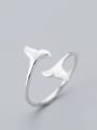 thumb 925 Sterling Silver Wing Minimalist Band Ring 3