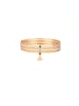 thumb Brass Geometric Minimalist Set Bangle 0