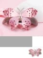 thumb Cellulose Acetate Minimalist Butterfly Zinc Alloy Spring Barrette 1