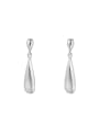 thumb 925 Sterling Silver Water Drop Minimalist Drop Earring 2