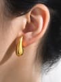 thumb Stainless steel Water Drop Minimalist Stud Earring 1