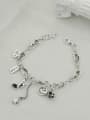 thumb Vintage Sterling Silver With Simple Retro Hollow Chain  Bracelets 3