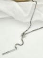 thumb Vintage  Sterling Silver With Antique Silver Plated Vintage Chain Necklaces 3