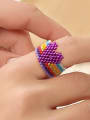 thumb Miyuki Millet Bead Multi Color Geometric Bohemia Band Ring 1