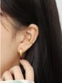 thumb 925 Sterling Silver Cross Minimalist Stud Earring[Single] 3
