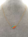 thumb Stainless steel Multi Color Miyuki beads Heart Bohemia Necklace 1