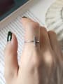 thumb 925 Sterling Silver Long Twisted Rope Ring 0
