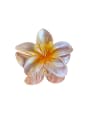 thumb Cellulose Acetate Trend Flower Alloy Multi Color Jaw Hair Claw 3