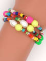 thumb Stainless steel Imitation Pearl Multi Color Bohemia Necklace 1