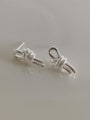 thumb 925 Sterling Silver Bowknot Vintage Stud Earring 1