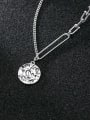 thumb 925 Sterling Silver Round Vintage Necklace 2