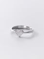 thumb 925 Sterling Silver Full diamond love couple ring Male and lady letter ring 4