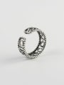 thumb 925 Sterling Silver  Vintage Twisted English double layer Stackable Ring 2