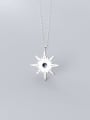 thumb 925 Sterling Silver With Platinum Plated Minimalist Hexagon Necklaces 2
