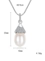 thumb 925 Sterling Silver Freshwater Pearl  Pendant  Necklace 4