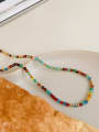 thumb Titanium Steel MGB beads Heart Minimalist Necklace 3