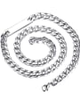thumb Stainless steel Geometric Minimalist Long Strand Necklace 0