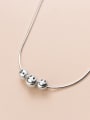thumb 925 Sterling Silver Face Minimalist Necklace 0
