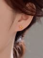 thumb 925 Sterling Silver Dog Minimalist Stud Earring 3